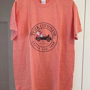 Women's medium "Peter CottonTail" short sleeve shirt